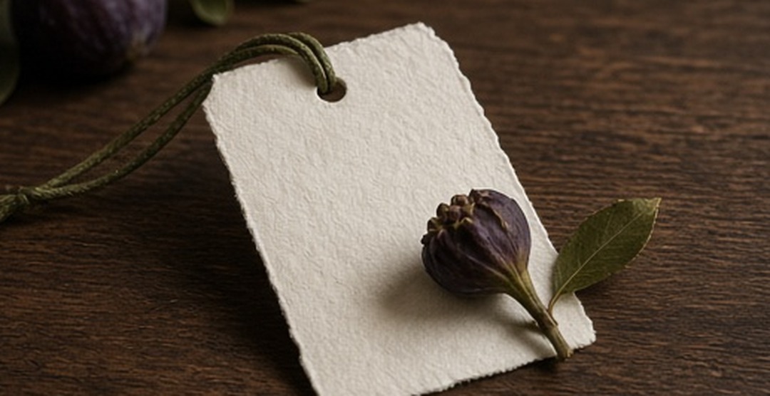 An optional invitation tag beneath a table