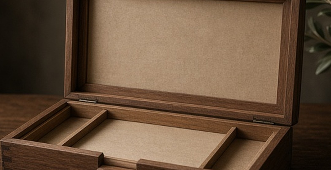 A small local sleeve inside the table