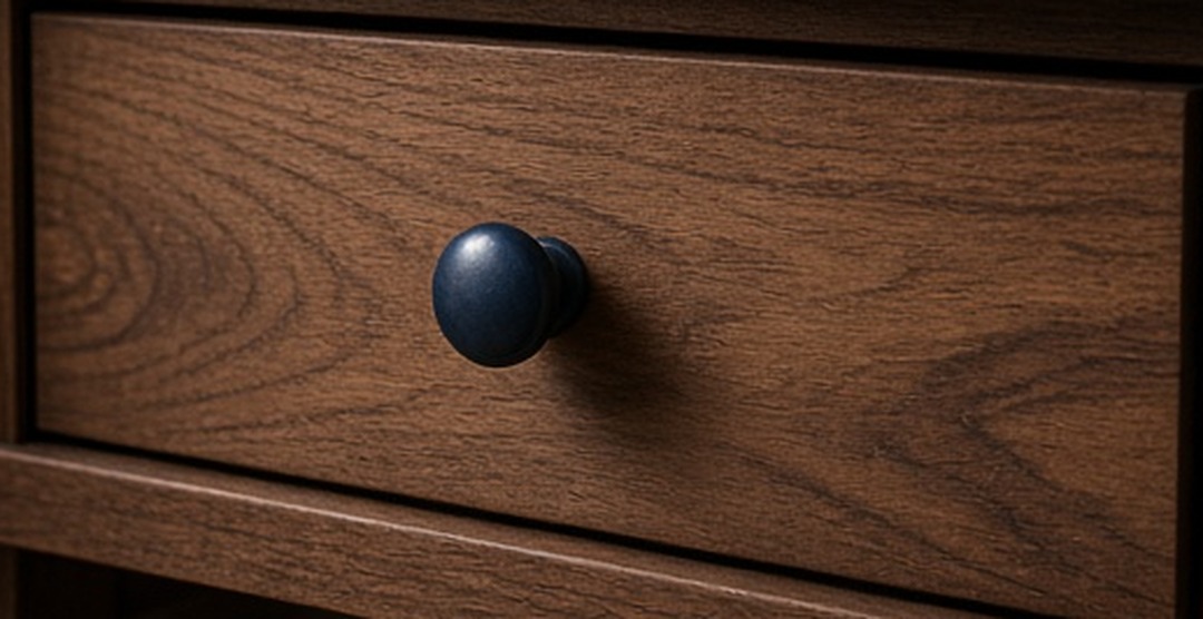 A sealed handoff slot beneath the table